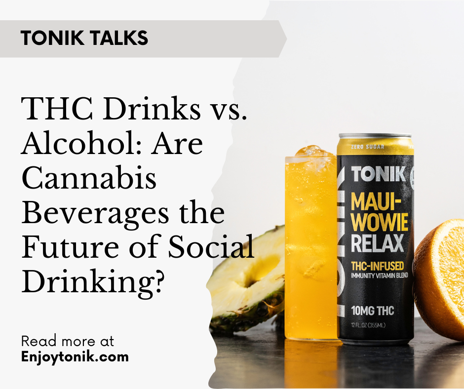THC Drinks vs. Alcohol: Are Cannabis Beverages the Future of Social Drinking?