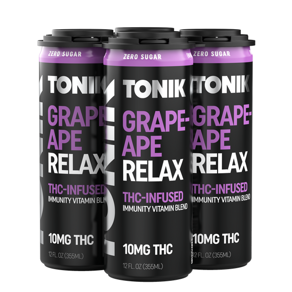 Grape Ape Relax (10mg THC) 4-Pack – Tonik