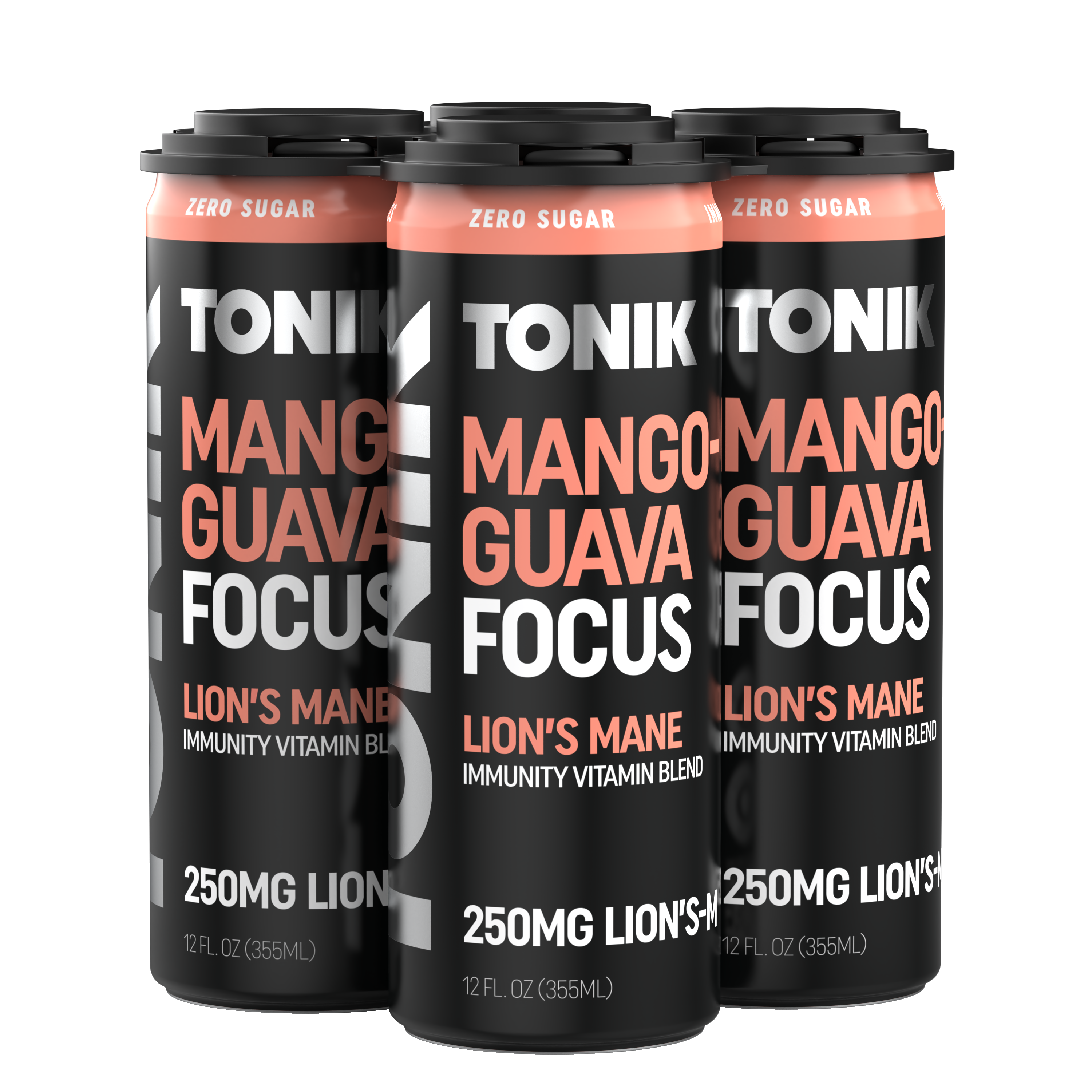 Mango Guava Focus (250mg Lion's Mane) 4-Pack