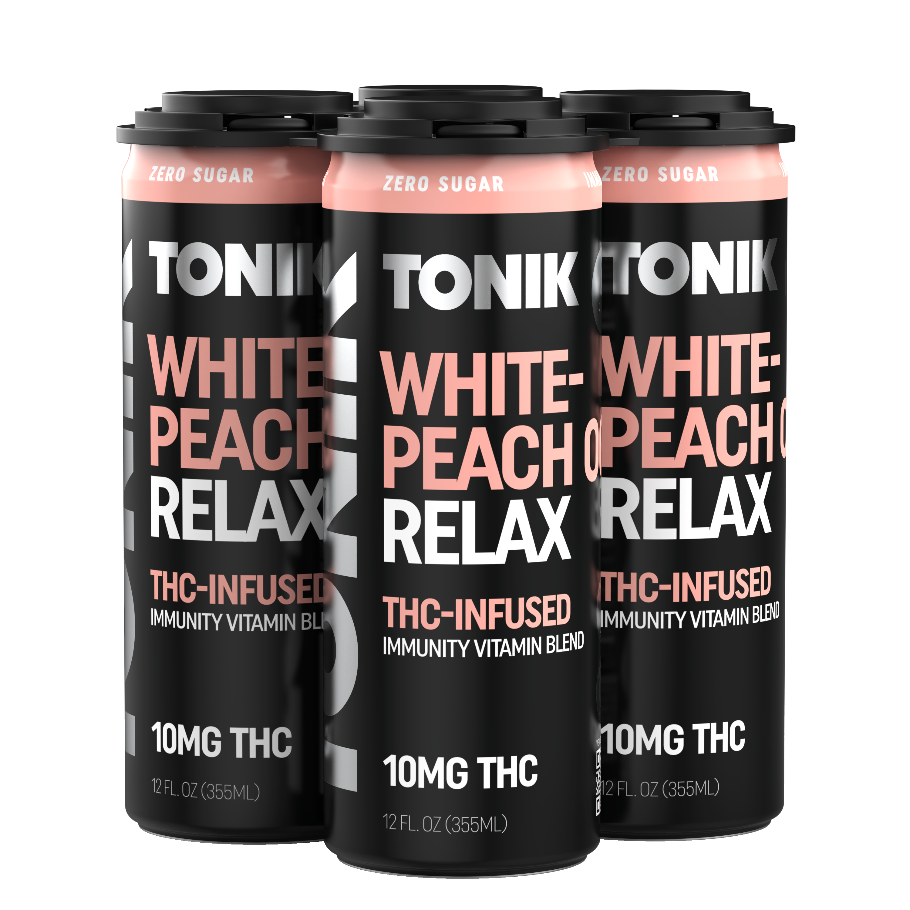 White Peach OG Relax (10mg THC) 4-Pack